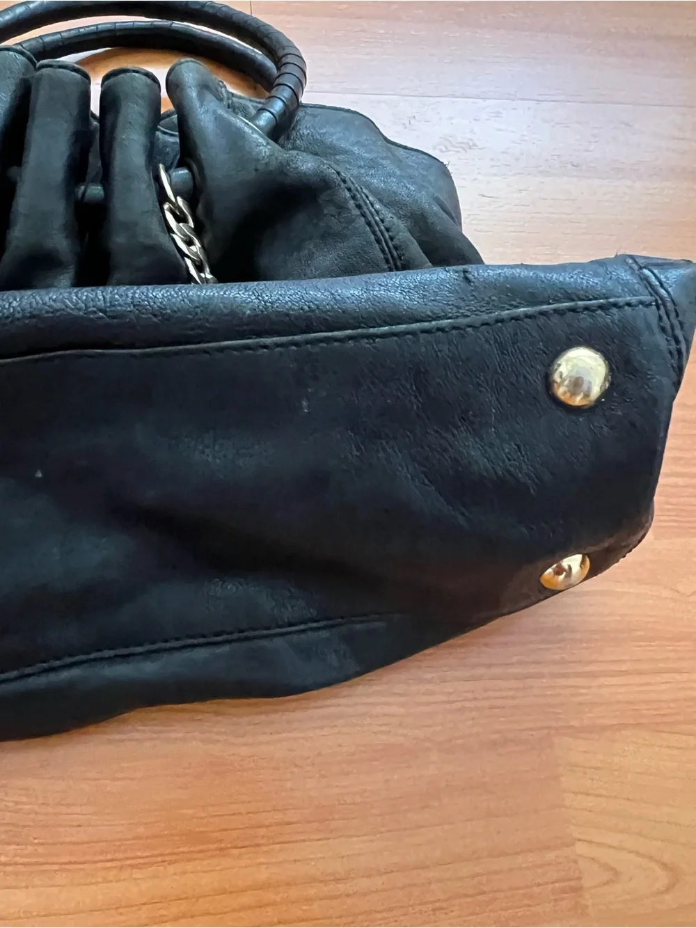 Michael Kors Leather Hobo Bag